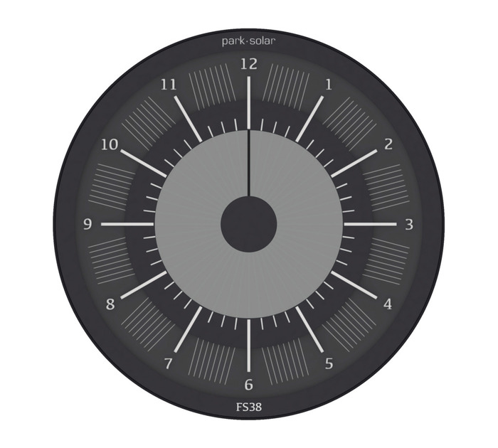 Park Solar FS38 p-skive med solcelleteknologi